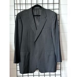 Canali 2 Button Blazer Mens 58L (48L) Charcoal‎ Grey 13220/30 Suit Jacket